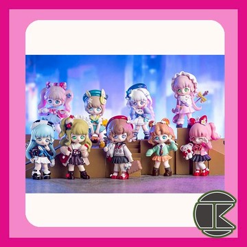 【愛蛋客】5月預購 盲盒 公仔 糖娜校園穿搭基礎系列 玩具 收藏 娛樂 一中盒8入