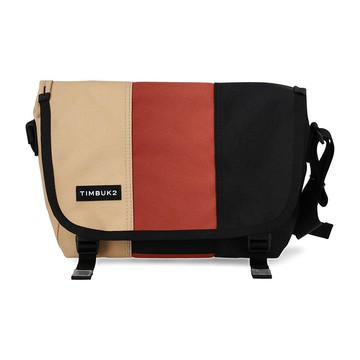 TIMBUK2 Classic Messenger CorduraR Eco 11 吋經典郵差包 - 褐橘黑拼色