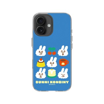 iPhone 16 Clear Case（相機按鈕） 透明 - Bunni Konbiny - MAYO 點心時光