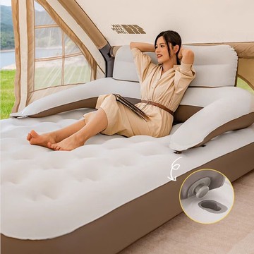 免運 充氣床墊 充氣墊 自動充氣 車載氣墊 充氣床加厚PVC充氣床墊內置充氣泵戶外露營便攜氣墊