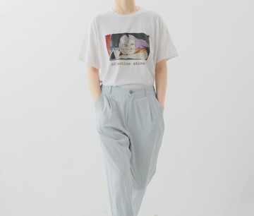 【卡通人像】美式復古/印花棉質T恤