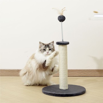 【MPETS】給貓咪紓壓、撥抓! 基本款貓爬樹-羽毛款(四色)