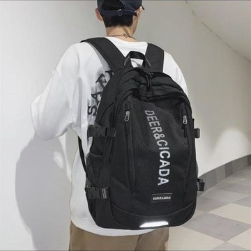 書包女大學生大容量男生ins潮酷高中學生初中生多層背包雙肩包夏