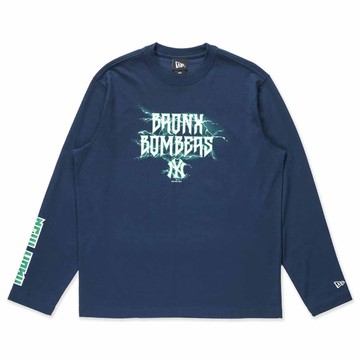 NEW ERA 男女 長袖上衣 REBELLIOUS RESISTANCE 紐約洋基 海邊藍 NE14701324