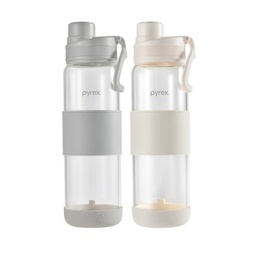 Corelle Brands Claro直飲便攜耐熱玻璃水瓶920ml 兩入組