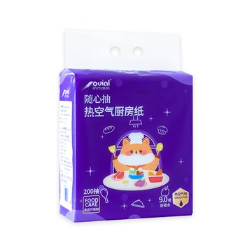 【禾統】吊掛式熱空氣廚房紙巾 / 200抽/包