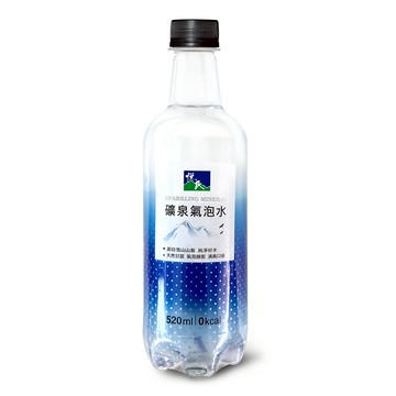悅氏礦泉氣泡水PET520ml
