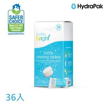 HydraPak Bottle Bright 水瓶清潔錠 BB136｜36入 盒裝