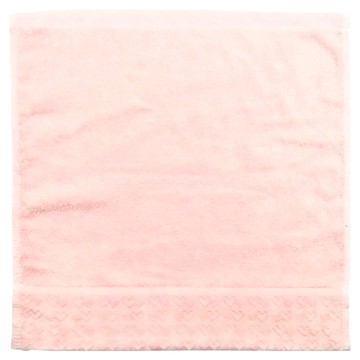 SIMPLE HOUSE 簡單工房 美國棉輕柔方巾 愛心 34x34cm 58g  柔粉色  1個