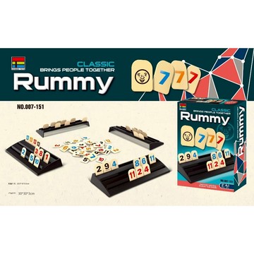 肥婆奶奶 英文版拉密 以色列麻將 英文麻將 繁體中文桌遊 數字遊戲 Rommy game 桌遊 同樂聚會 上課無聊玩具