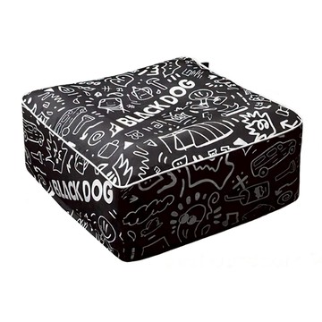 BLACK DOG 黑狗 方形充氣凳 BD-CQ23003  瘋狂夢想家  60 x 60 x 23cm