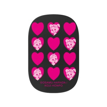 固架 MAX- MagSafe 兼容 黑 - OSAMU GOODS - 愛心系列-JILL & JACK