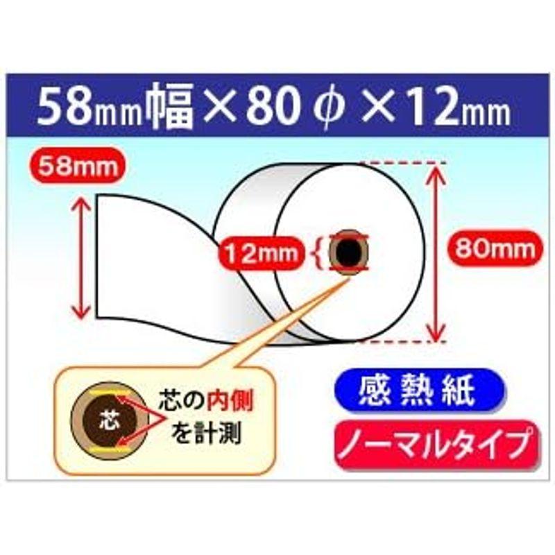 mita チャージ機 CW-TB2 対応 汎用 感熱ロール紙 (20巻) シバウラ用