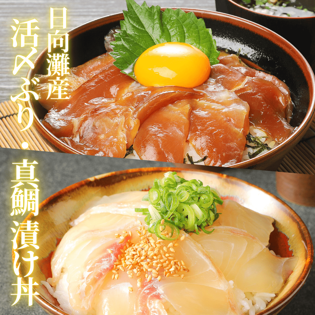 日向灘真鯛と生アトランサーモンの漬け丼2種食べ比べセット　100g×8袋　N019-ZB062