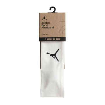NIKE JORDAN SPORT 頭帶-DRI-FIT 髮帶 有氧 瑜珈 J1011611101OS 白黑