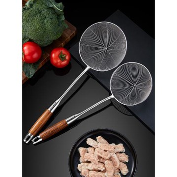 304不銹鋼漏勺火鍋過濾網家用撈面餃子網篩廚房油炸漏網大號笊籬