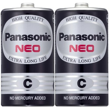 【Panasonic 國際牌】 2號 碳鋅、錳乾電池