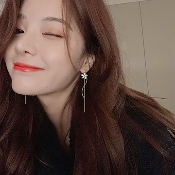 在逃公主耳夾無耳洞女長款耳墜仙氣森系超仙假耳環高級感流蘇耳飾