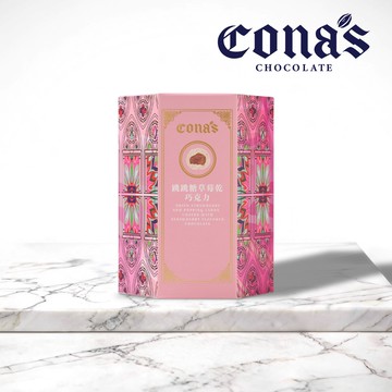 跳跳糖草莓乾巧克力(80g/盒)【AOC推薦獎👍】–Cona’s 妮娜巧克力