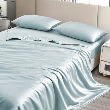 J-bedtime 床寢時光 60支100%純天絲石墨烯涼被 奧地利正版蘭精 RG5561M  柔灰藍  單人