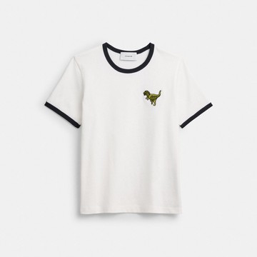 REXY RINGER T-SHIRT-WHITE/NAVY