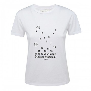 Maison Margiela - White And Black Cotton T-shirt S