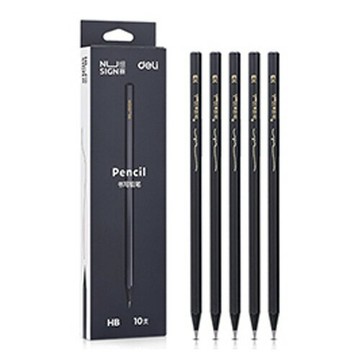 得力 Deli NU SIGN黑木鉛筆 2B/HB 10支 / 盒 NS722【APP滿額下單10%點數(單一帳號最高1500點)】8/31止