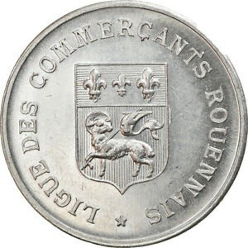 アンティークコイン Coin, France, Rouen, Centimes, 1920, MS