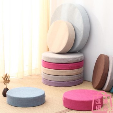 圓形椅墊家用坐墊加厚日式榻榻米坐墊 三木優選