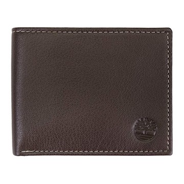 Timberland-時尚Blix雙折皮革皮夾(棕色)