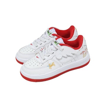 休閒鞋 Force 1 Low Easyon PS 中童 小朋友 白紅 AF1 IQ1136-111
