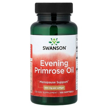 Swanson Vitamins, 月見草精油，500 毫克，100 粒軟膠囊