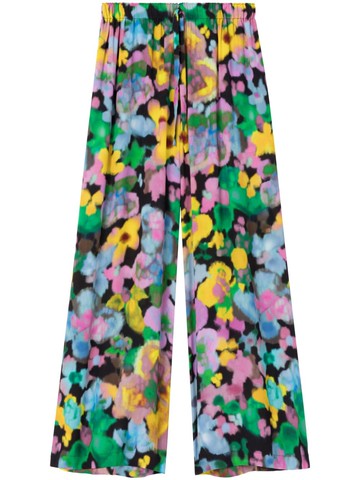AZ FACTORY - x Lutz Huelle Sunrise floral-print wide-leg trousers - women - Viscose - 36 - Pink