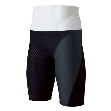 MIZUNO EXER SUITS 男泳褲 長四角泳褲 訓練用 N2MB257593 黑x炭【iSport愛運動】