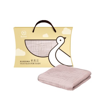 柔仕紗布包巾（3層） 雪櫻粉_廠商直送