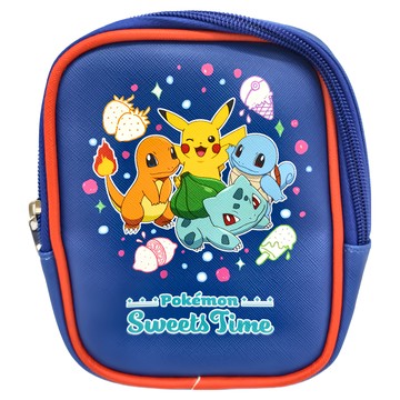 SHIERN-CHIU 廣億實業 寶可夢口袋收納包  藍色  14 x 11 x 4cm