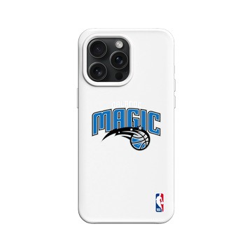 iPhone 15 Pro Max SolidX 白 - NBA - Logo-奧蘭多魔術 Orlando Magic - Light