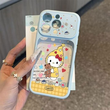 多巴胺睡衣小貓手機殼iPhone17/18潮16plus蘋果15promax防摔14卡通13 12 11