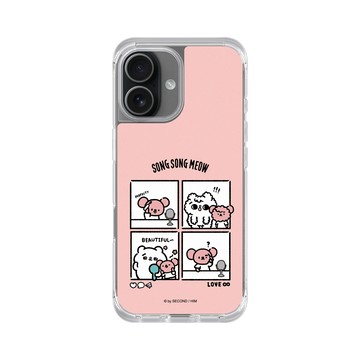 iPhone 17 ClearX (MagSafe 兼容) 晶透白 - 爽爽貓 Song Song Meow by SECOND - 一起變美吧