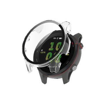 GOLDEN SHIELD Garmin Forerunner 手錶一體式保護殼-透明 佳明 970 965 170 265 錶殼+玻璃膜 保護殼 防摔殼 玻璃貼