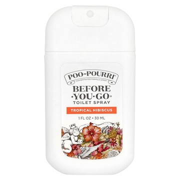 Poo-Pourri, Before-You-Go® 如廁除臭噴霧，熱帶芙蓉香，1 液體盎司（30 毫升）