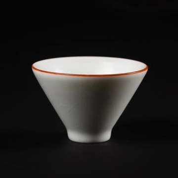 汝窯品茗杯汝瓷單杯陶瓷主人杯喝茶杯開片可養功夫茶具茶杯個人杯