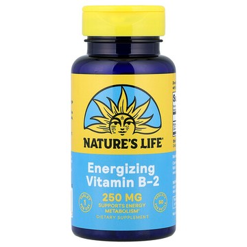 Nature's Life, 維生素 B-2，250 毫克，50 片