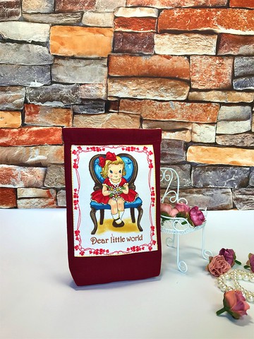 Fantasy【日本主題棉布】夾片口金多功能袋/存摺袋/眼鏡袋