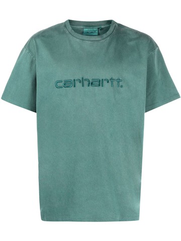 Carhartt WIP - Duster logo-embroidered T-shirt - men - Cotton - XL - Green
