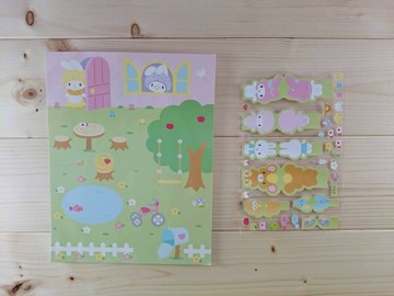 【震撼精品百貨】My Melody 美樂蒂~貼紙-遊戲時間