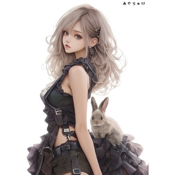 【3 月新品 2】07-095-0284 人物貼紙 動物與甜美蕾絲
