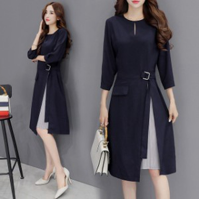 黒 マーメイドワンピース ミモレ丈 パーティードレス ロング丈 結婚式 30代 40代 長袖 立ち襟 フォーマル ワンピースドレス シフォン お 通販 Lineポイント最大get Lineショッピング