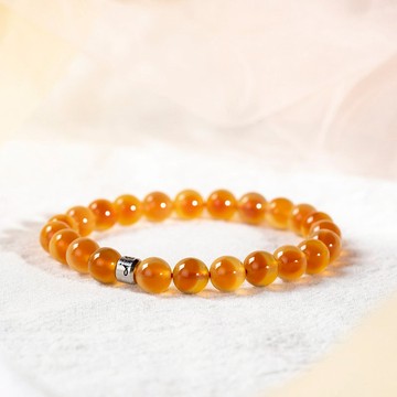 橙溏心瑪瑙 | 天然能量手串 | 8-8.5mm