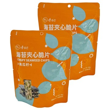 mysa 慢活匠 海苔夾心脆片 (南瓜籽) 40g  2包